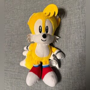 Sonic Tails plush figure 2022 Jakks Pacific Yellow Mini Plushie Collectors